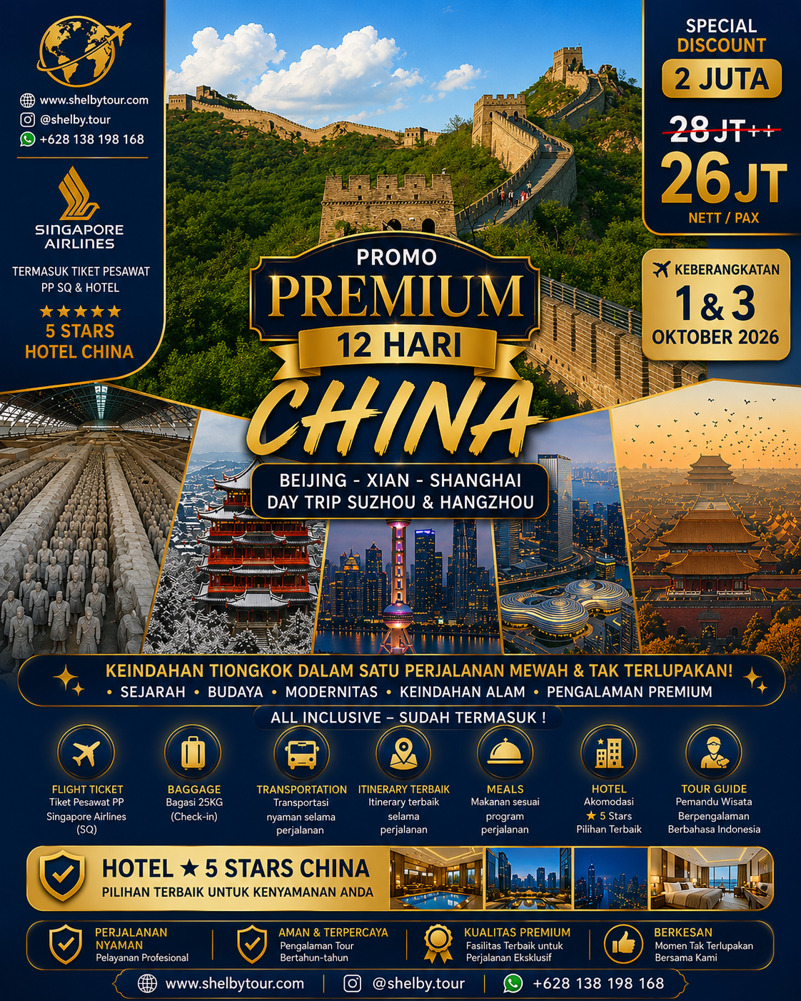 Promo Golden Triangle China Shelby Tour